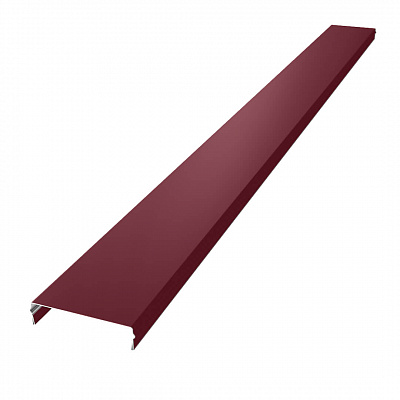 Ламель Металлопланкен ВСТАВКА 100мм на 20мм RAL3005 Красное Вино