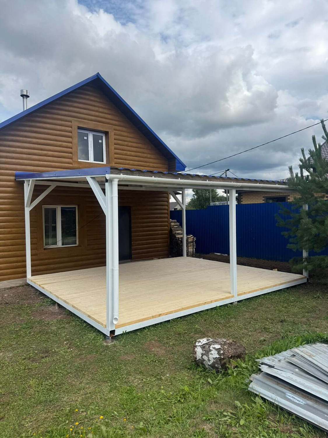 Металлочерепица Кронос RAL5002 Синий Ультрамарин Полиэстер